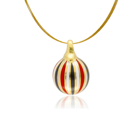 Cukorka Finomporcelán Piros&Arany&Fekete Medál (Kicsi)