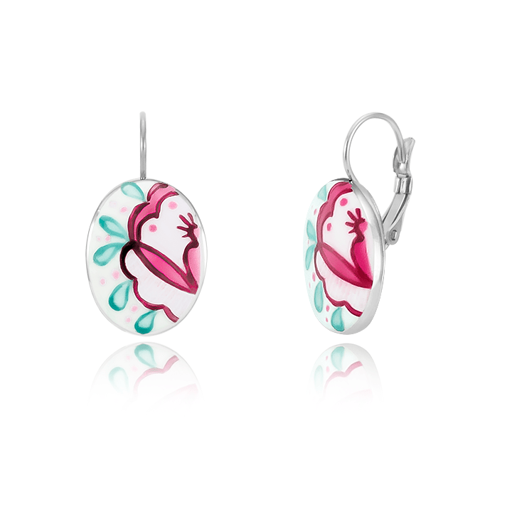 Palóc Pink Kapcsos Fülbevaló Palóc Pink Kapcsos Fülbevaló