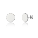 Minimalista Platina Finomporcelán Fülbevaló