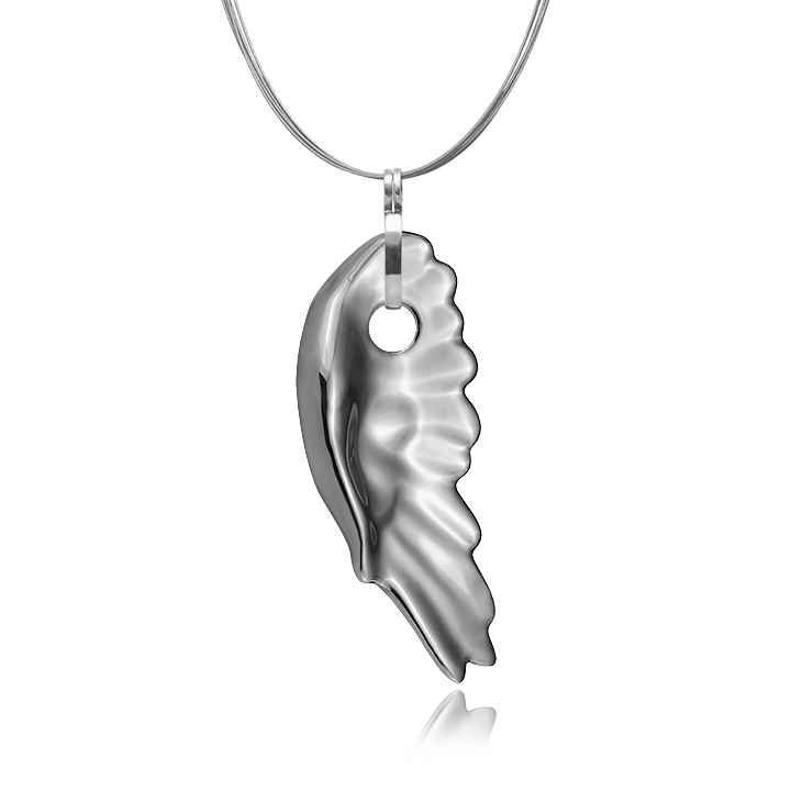 Platina Angyalszárny Finomporcelán medál Platina Angyalszárny Finomporcelán medál