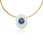 Sivatag Aranya Kék Mandala Mini Medál