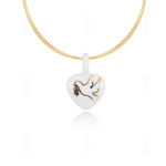 Galambos Szív Medál (Kicsi)