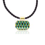 Zöld – Arany Rokokó Medál