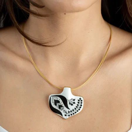 Sárközi Fekete Finomporcelán Medál