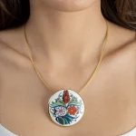 Palóc Finomporcelán Medál (Kerek)