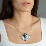 Sárközi Fekete&Fehér Finomporcelán Medál