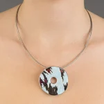 Platinázott Summer Blue Medál