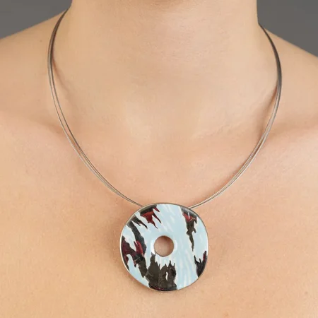 Platinázott Summer Blue Medál