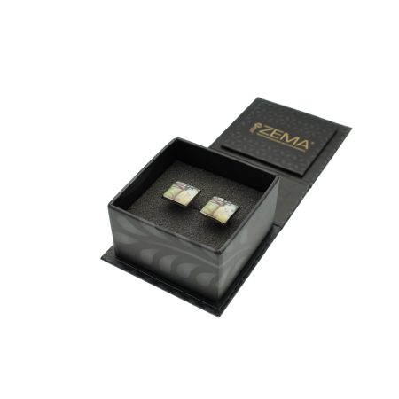 Csontváry Platinázott Négyzetes Mandzsetta Szines