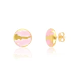 Aranyozott Summer Rose Fülbevaló