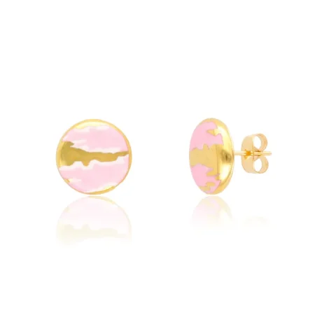 Aranyozott Summer Rose Fülbevaló